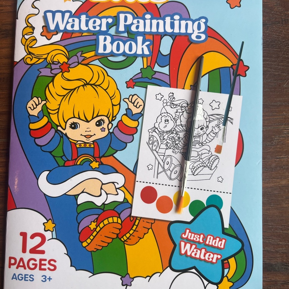 Rainbow Brite Water Painting Book for Kids